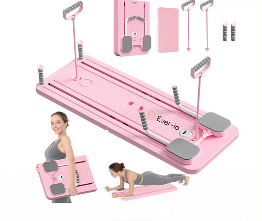 Ever-io™ Adjustable Pilates Reformer – Full Body Home Workout System