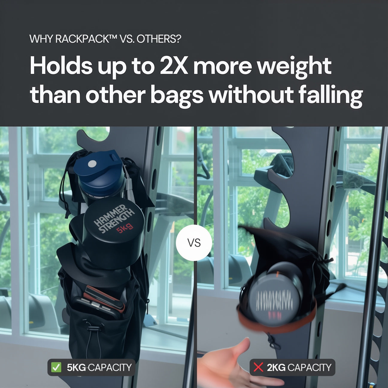 Ever-io™ Magnetic Gym Bag